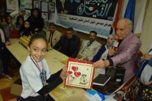 تكريم مودة في معرض مبدعي النيل